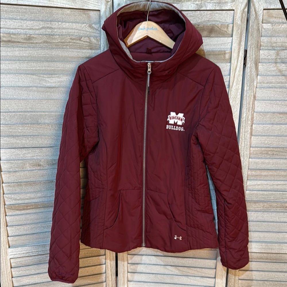 EUC-Mississippi State University Under Armour Red Jacket Athletic Hooded